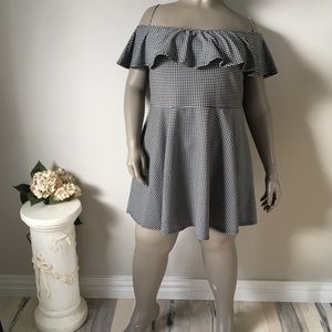 Boohoo Off the Shoulder Dress